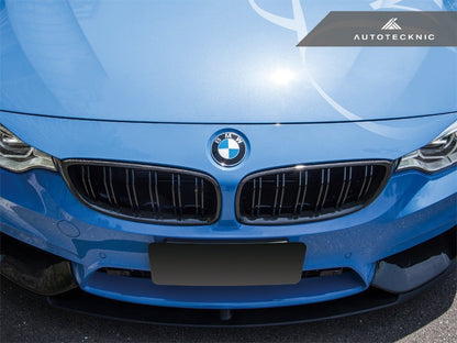 AutoTecknic Dual-Slats Carbon Fiber Front Grille Set - F32/ F36 4-Series | F80 M3 | F82 M4 - Graveyard Performance
