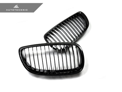 AutoTecknic Gloss Black Front Grille Set - E92/ E93 3-Series Pre-LCI (Including E9X M3)