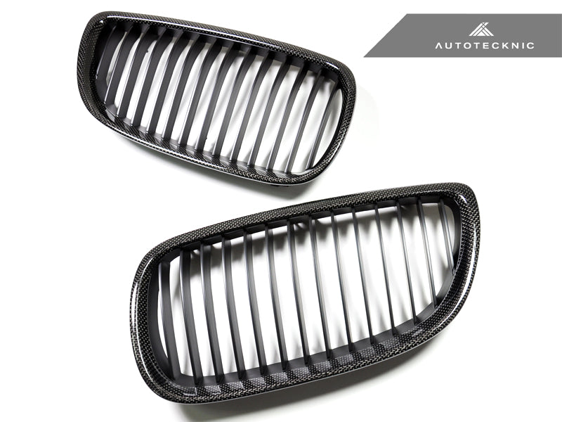 AutoTecknic Carbon Front Grille Set - E92/ E93 3-Series Pre-LCI (Including E9X M3) - Graveyard Performance