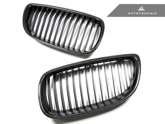 AutoTecknic Carbon Front Grille Set - E92/ E93 3-Series Pre-LCI (Including E9X M3) - Graveyard Performance