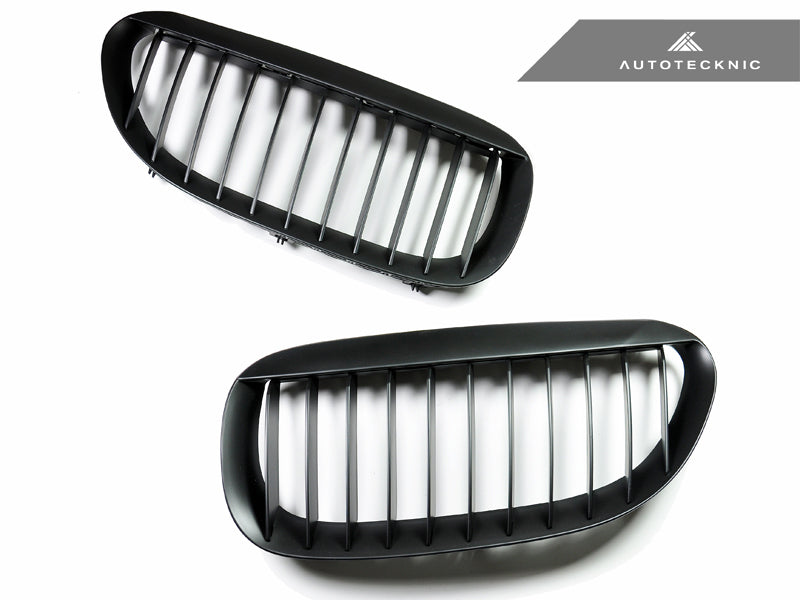 AutoTecknic Stealth Black Front Grille Set - E63/ E64 6-Series & M6 - Graveyard Performance