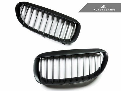 AutoTecknic Stealth Black Front Grille Set - E63/ E64 6-Series & M6 - Graveyard Performance