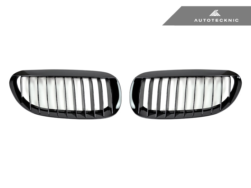 AutoTecknic Gloss Black Front Grille Set - E63/ E64 6-Series & M6 - Graveyard Performance