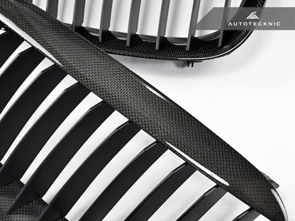 AutoTecknic Carbon Fiber Front Grille Set - E63/ E64 6-Series & M6 - Graveyard Performance