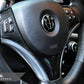AutoTecknic Carbon Fiber Steering Wheel Trim - E90/ E92/ E93 3-Series/ E82 1-Series with Sport Package