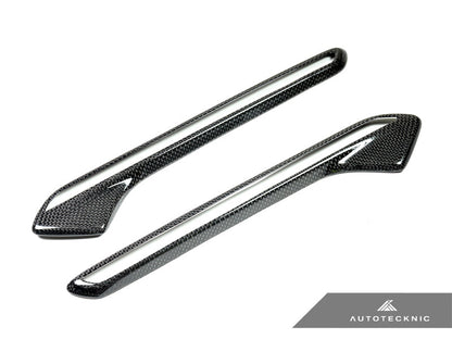 AutoTecknic Dry Carbon Fender Light Trim Set - F06 M6 Gran-Coupe | F12 M6 Cabrio | F13 M6 Coupe - Graveyard Performance
