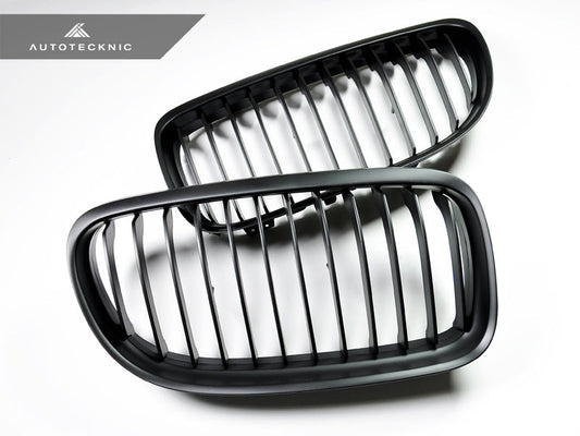 AutoTecknic Stealth Black Front Grille Set - E90 3-Series LCI - Graveyard Performance