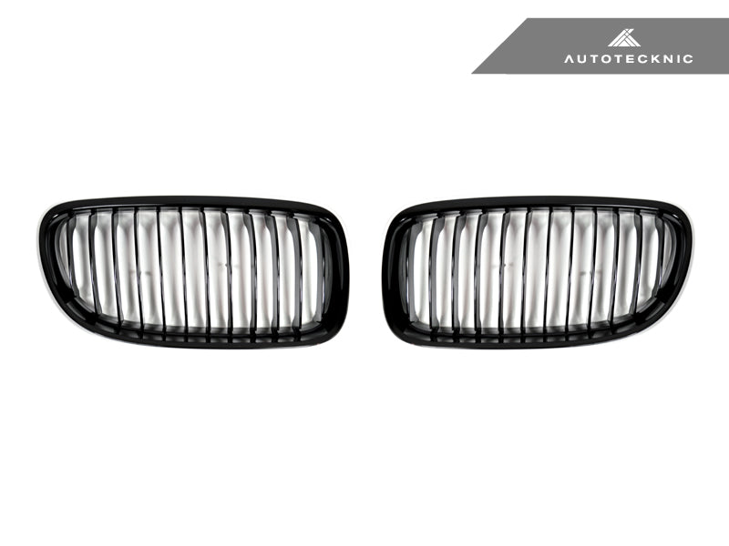 AutoTecknic Gloss Black Front Grille Set - E90/ E91 3-Series LCI - Graveyard Performance