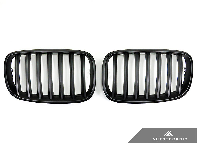 AutoTecknic Stealth Black Front Grille Set - E70 X5 / X5M | E71 X6 / X6M - Graveyard Performance