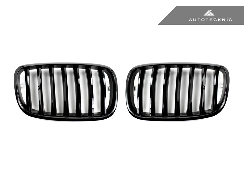 AutoTecknic Gloss Black Front Grille Set - E70 X5 / X5M | E71 X6 / X6M - Graveyard Performance