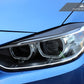 AutoTecknic Carbon Fiber Headlight Covers - F30 3 Series Sedan | F31 3 Series Wagon