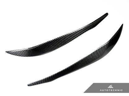 AutoTecknic Carbon Fiber Headlight Trim Set - F30 3 Series Sedan | F31 3 Series Wagon - Graveyard Performance