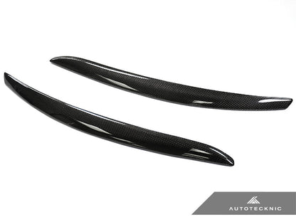 AutoTecknic Carbon Fiber Headlight Trim Set - E92/ E93 M3 & 3-Series Coupe/ Convertible Pre-LCI - Graveyard Performance
