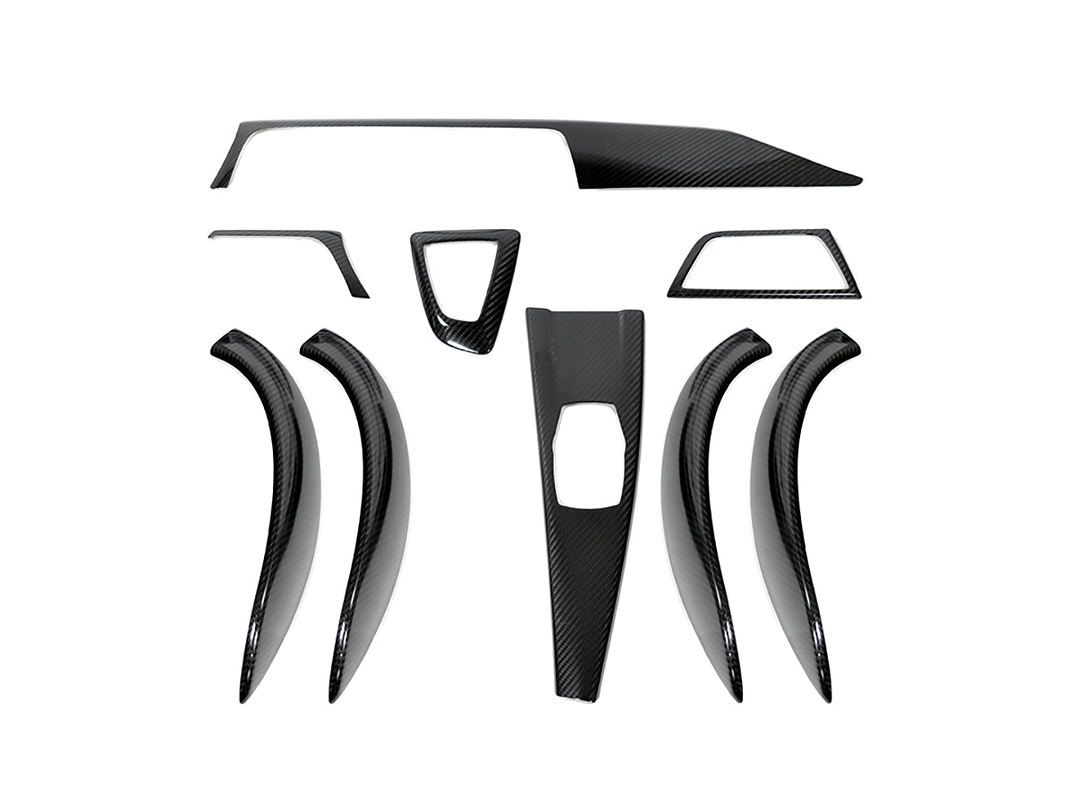 AutoTecknic Dry Carbon Fiber Interior Trim - F30 3-Series Sedan | F34 3-Series GT | F36 4-Series GC