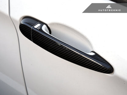 AutoTecknic Dry Carbon Fiber Door Handle Trims - E90/ E92/ E93 M3 - Graveyard Performance