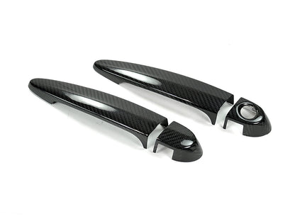AutoTecknic Dry Carbon Fiber Door Handle Trims - E90/ E92/ E93 3-Series