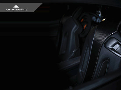 AutoTecknic Dry Carbon Seat Back Cover - F87 M2 Competition | F80 M3 | F82 M4 - Graveyard Performance