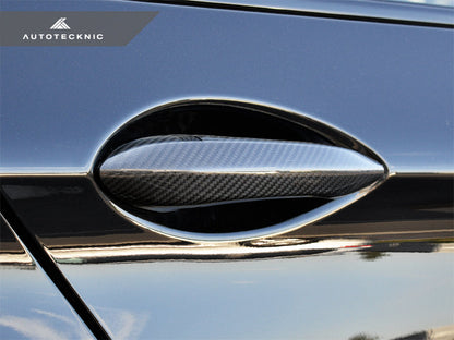 AutoTecknic Dry Carbon Fiber Door Handle Trims - F10 5-Series | F06/ F12/ F13 6-Series | F01 7-Series - Graveyard Performance