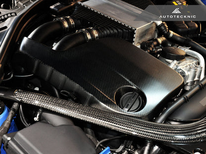 AutoTecknic Vacuumed Carbon Fiber Engine Cover - F80 M3 | F82 M4 - Graveyard Performance