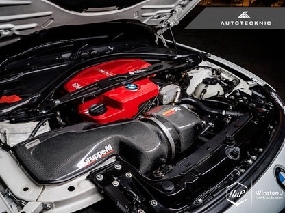 AutoTecknic Front Aluminum Strut Brace - F30/ F31 3-Series | F32/ F36 4-Series - Graveyard Performance