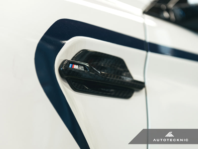AutoTecknic Dry Carbon Fiber Fender Trims - F87 M2 - Graveyard Performance