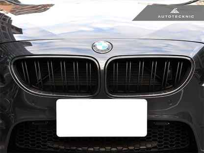 AutoTecknic Dual-Slats Carbon Fiber Front Grille Set - F06 Gran Coupe / F12 Coupe / F13 Cabrio | 6 Series & M6 - Graveyard Performance