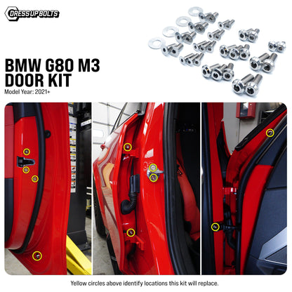 Titanium Hardware Door Kit - BMW G80 M3 (2021+)
