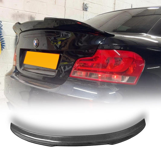 Carbon Fiber BMW E82 PSM Trunk Spoiler - 128i, 125i, 135i, 1M - Graveyard Performance