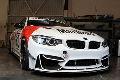 APR Performance BMW F82 M4 / F80 M3 Carbon Fiber Front Bumper Canards