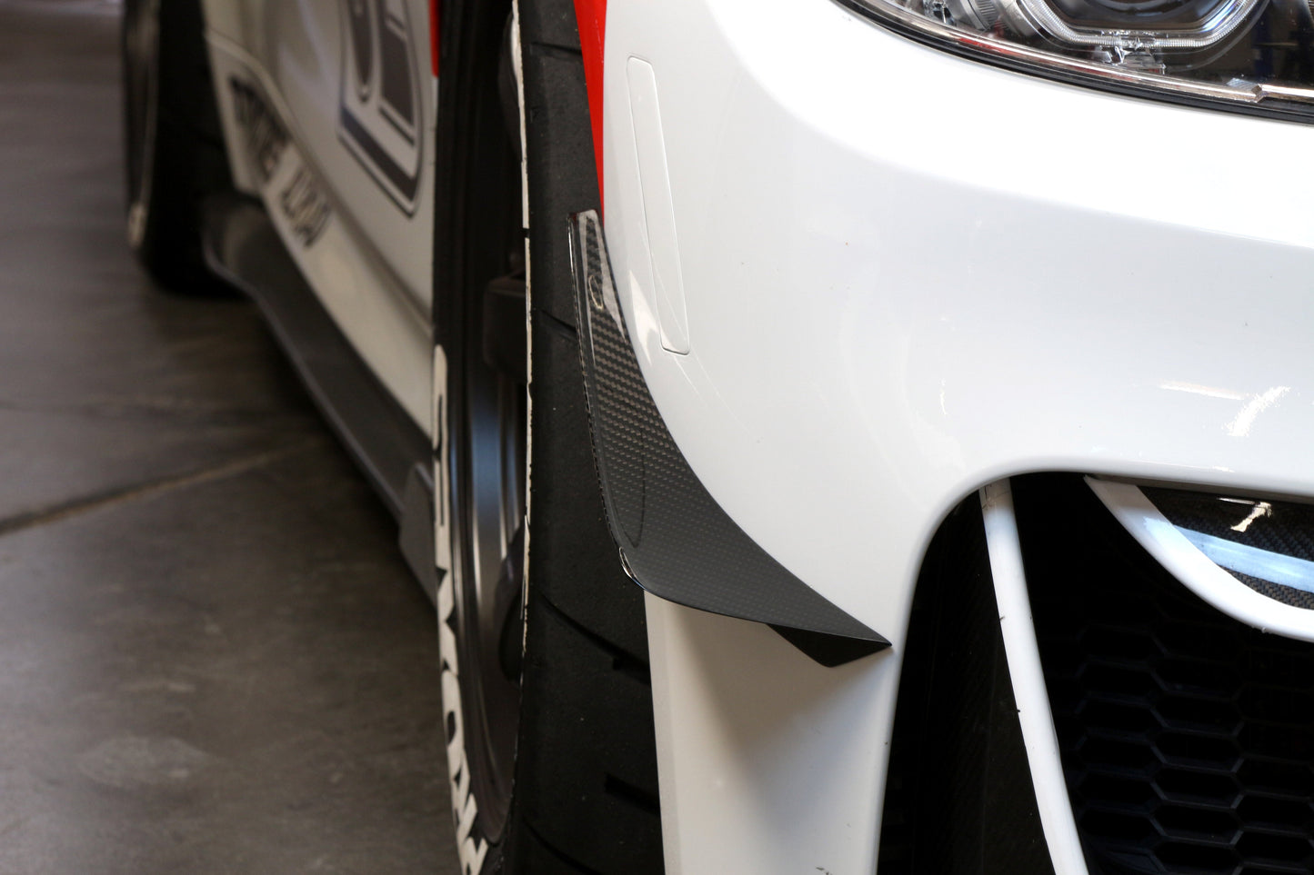 APR Performance BMW F82 M4 / F80 M3 Carbon Fiber Front Bumper Canards