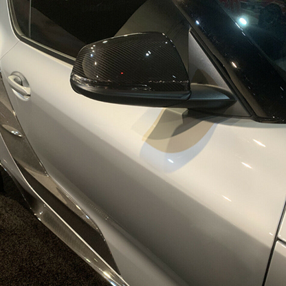 Carbon Fiber Mirror Caps - Supra A90/A91, BMW F40, F44, F48, F39, G29 - Graveyard Performance