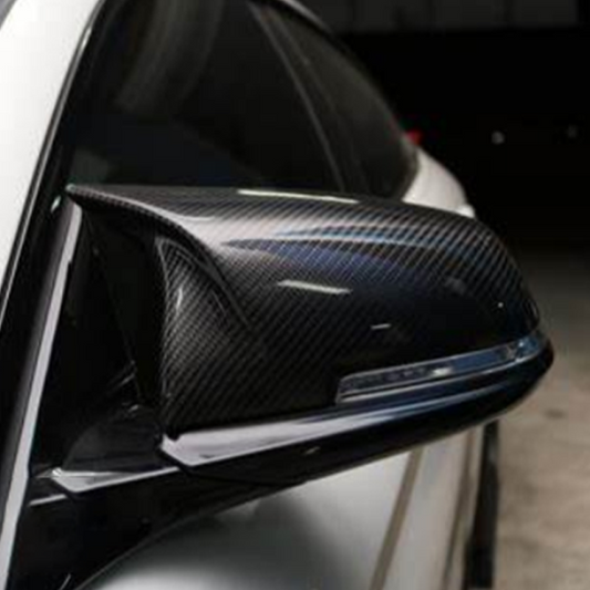 Carbon Fiber M Style Mirror Caps - Supra A90/A91, BMW F40, F44, X1 F48, X2 F39, Z4 G29 | Palenon Performance