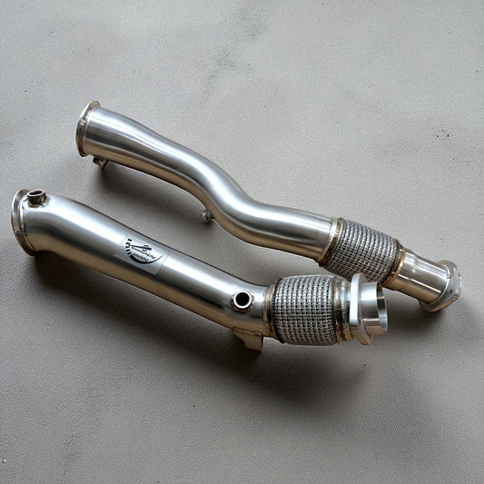 BMW S58 X3M & X4M Catless Race Downpipe (3.5 Inch) - Palenon Performance - Graveyard Performance