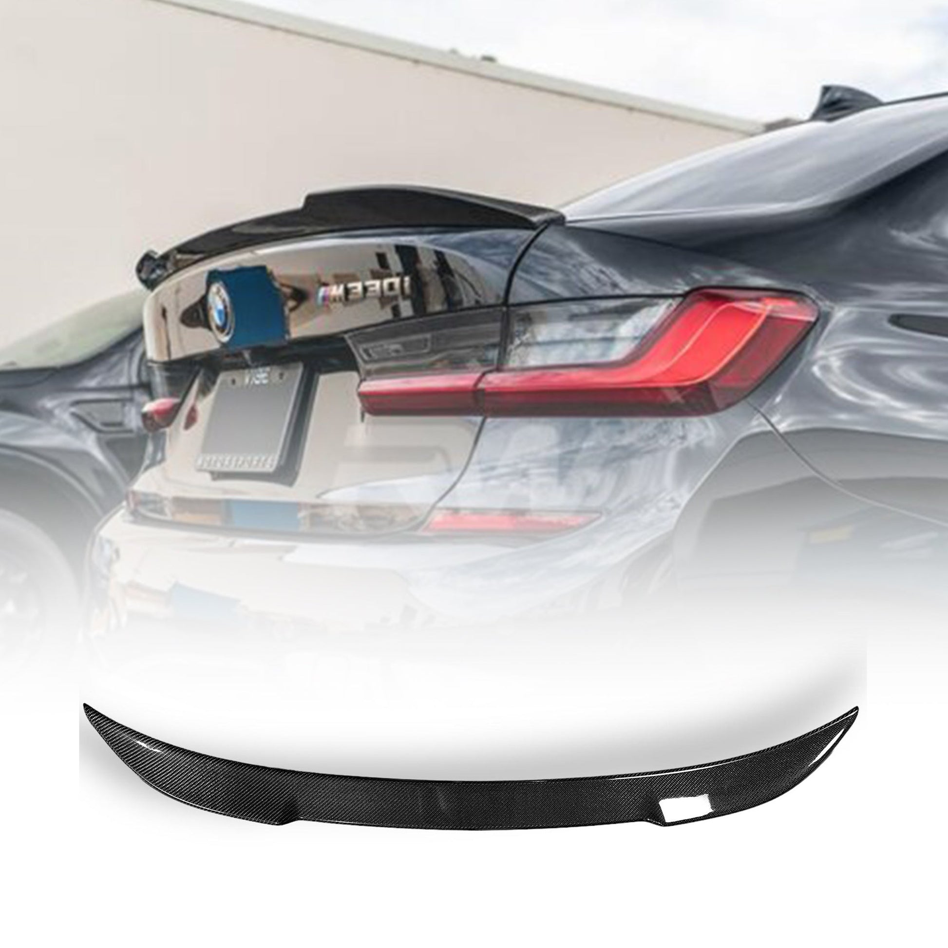 Carbon Fiber BMW G20 & G80 M3 CS Style Rear Trunk Spoiler - Graveyard Performance