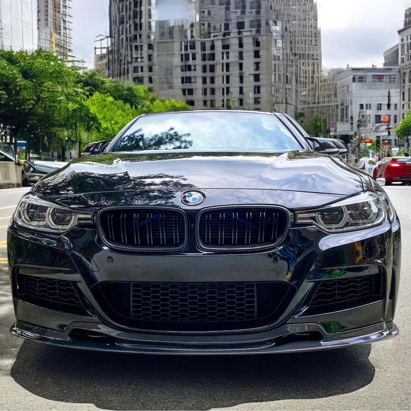 Carbon Fiber BMW F30/F31 Varis Style Front Lip - Graveyard Performance
