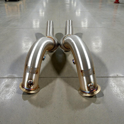Palenon Performance BMW N63/N63TU Catless Race Downpipes - 550i, 650i, 750i, Alpina B6 B7 (Chassis F01 F02 F06 F12 F13 F07 F10)