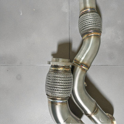 S55 Racing Downpipe For BMW F80 M3, F82 M4 & F87 M2 including Competition - Graveyard Performance