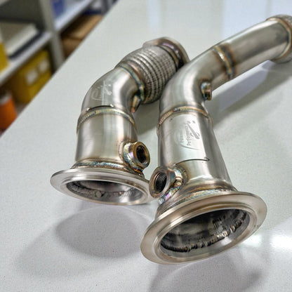 S55 Racing Downpipe For BMW F80 M3, F82 M4 & F87 M2 including Competition - Graveyard Performance