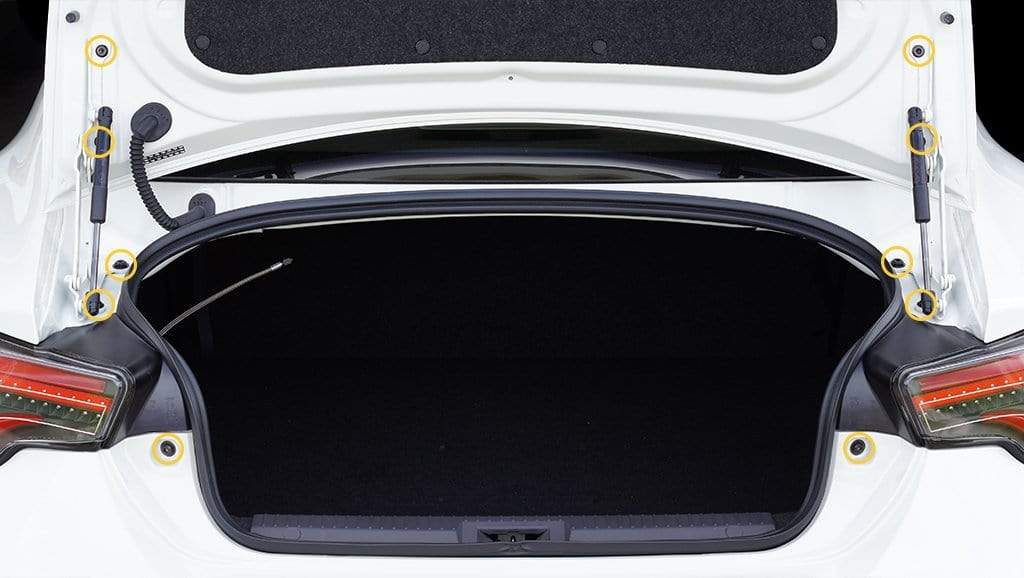 Titanium Hardware Trunk Kit - BRZ/GT86/FR-S (2013-2020)