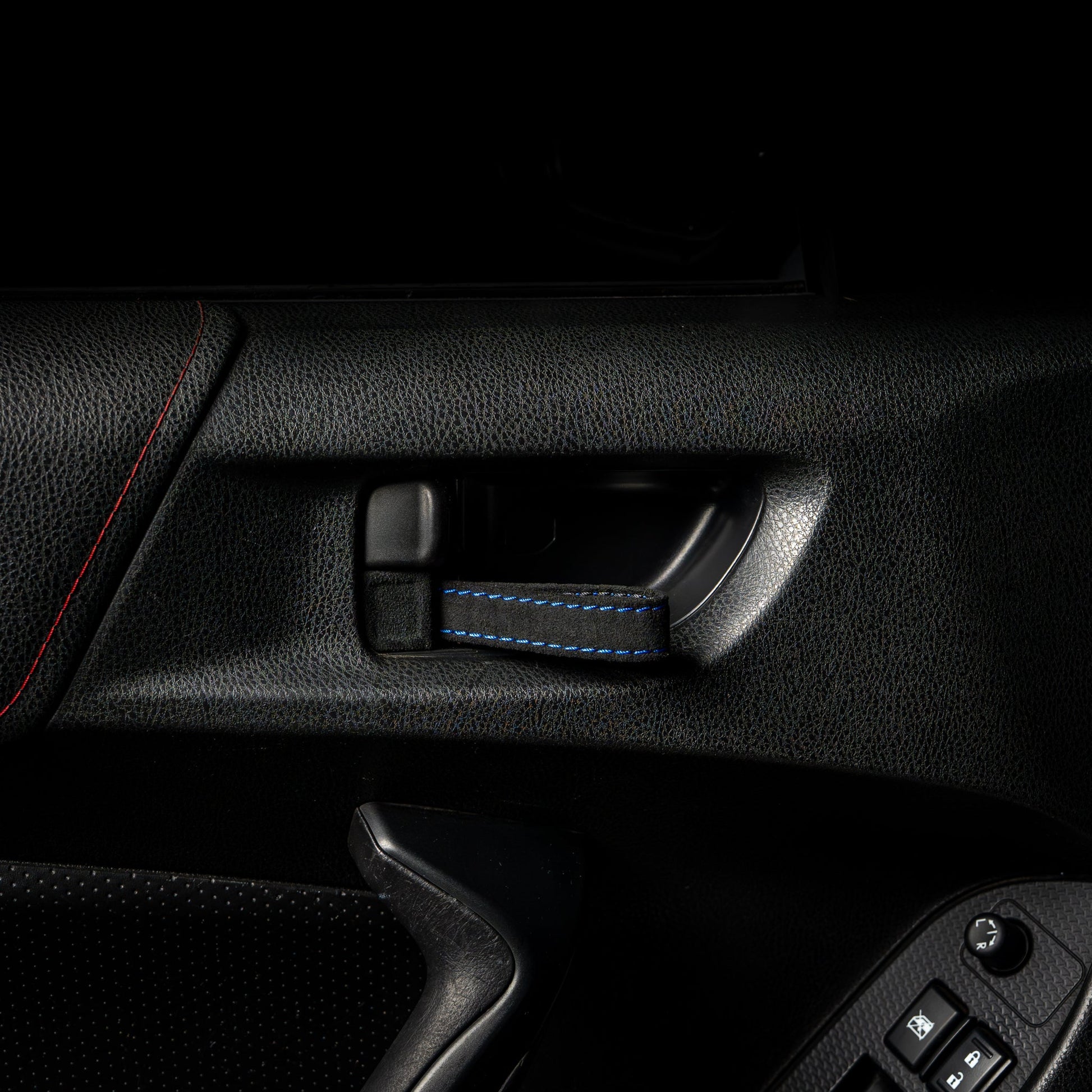 Billetworkz Alcantara Door Pull Strap Kit - Fits Subaru WRX/STI (2002–2007) - Graveyard Performance