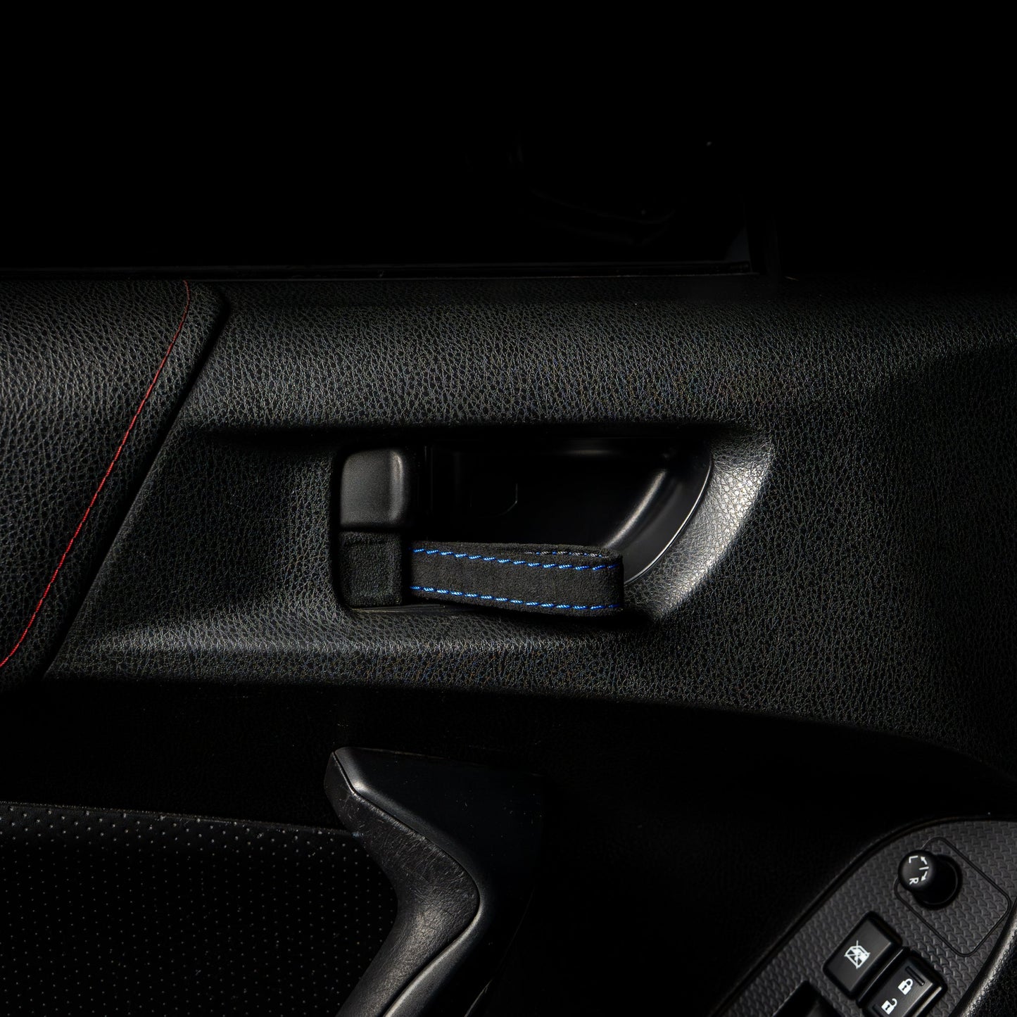 Billetworkz Alcantara Door Pull Strap Kit - Fits Subaru WRX/STI (2002–2007)