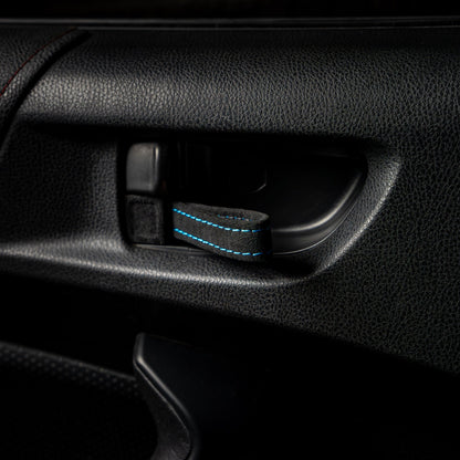Billetworkz Alcantara Door Pull Strap Kit - Fits Subaru WRX/STI (2002–2007) - Graveyard Performance