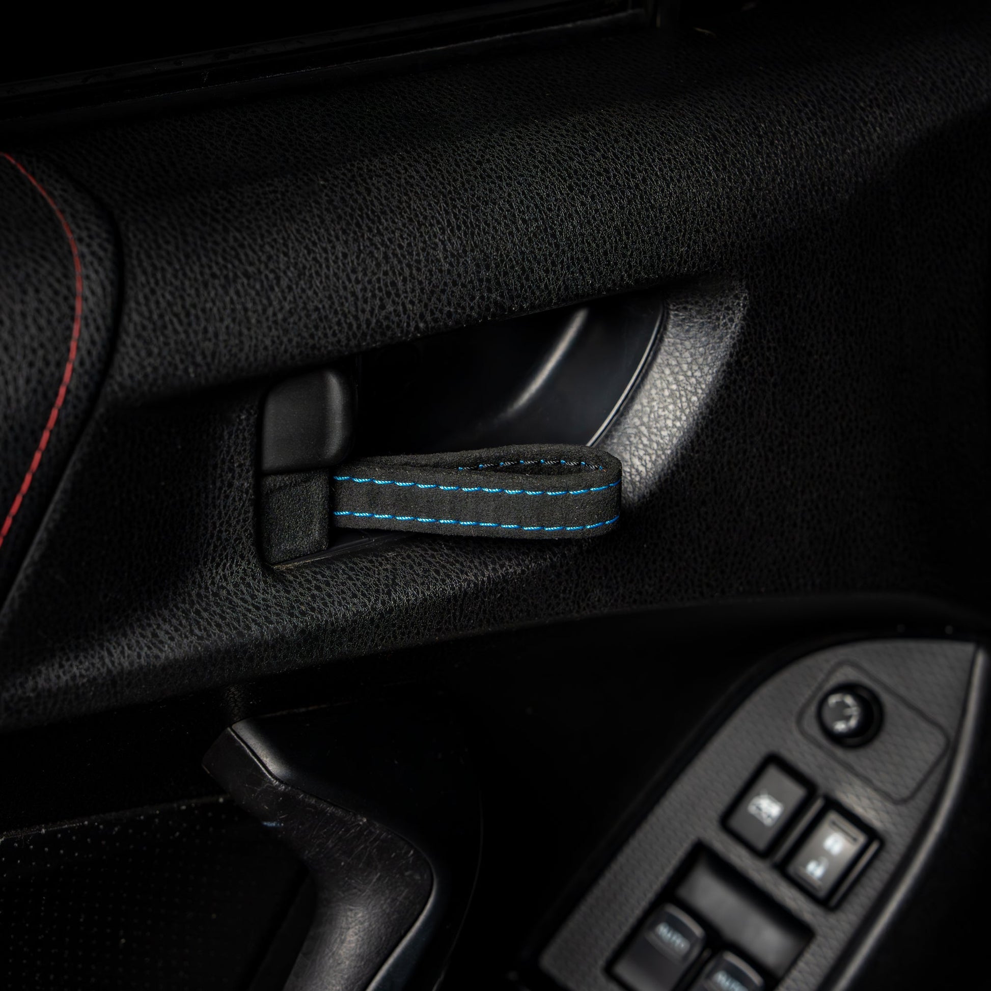 Billetworkz Alcantara Door Pull Strap Kit - Fits Subaru WRX/STI (2002–2007) - Graveyard Performance