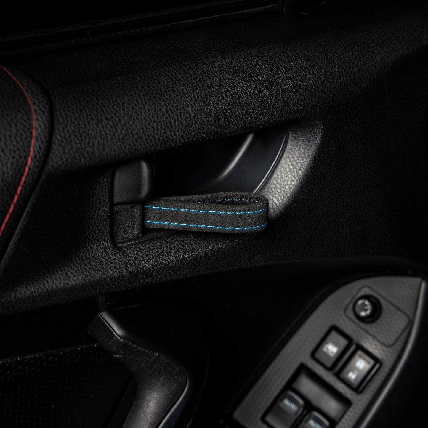 Billetworkz Alcantara Door Pull Strap Kit - Fits Subaru WRX/STI (2008-2021), BRZ (2013-2021), Crosstrek (2013-2017) & More