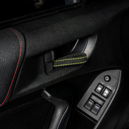 Billetworkz Alcantara Door Pull Strap Kit - Fits Subaru WRX/STI (2002–2007) - Graveyard Performance