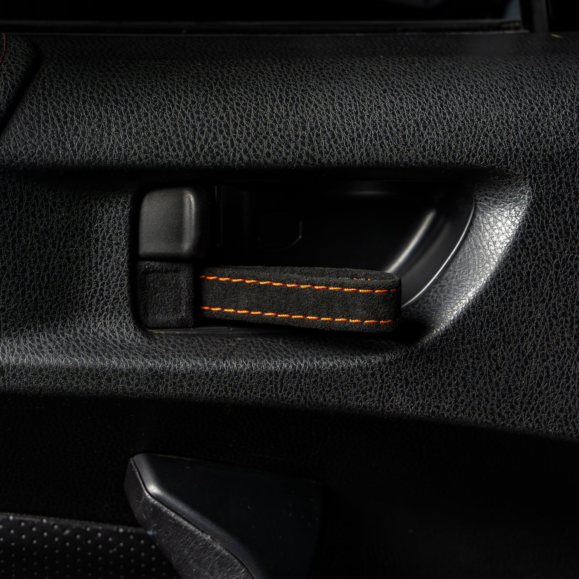 Billetworkz Alcantara Door Pull Strap Kit - Fits Subaru WRX/STI (2008-2021), BRZ (2013-2021), Crosstrek (2013-2017) & More - Graveyard Performance
