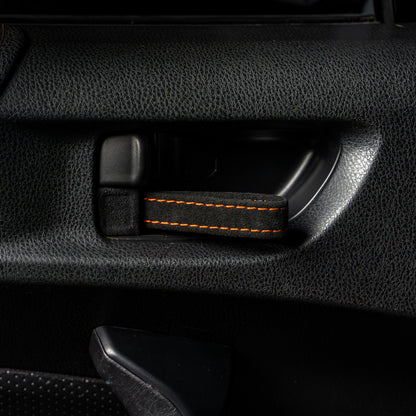 Billetworkz Alcantara Door Pull Strap Kit - Fits Subaru WRX/STI (2008-2021), BRZ (2013-2021), Crosstrek (2013-2017) & More - Graveyard Performance