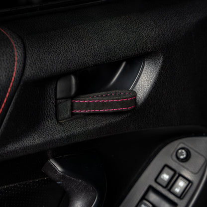 Billetworkz Alcantara Door Pull Strap Kit - Fits Subaru WRX/STI (2002–2007) - Graveyard Performance