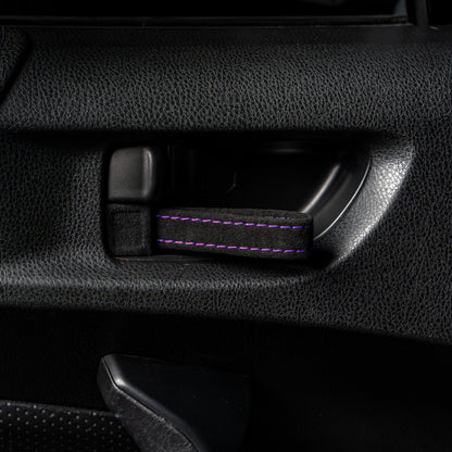 Billetworkz Alcantara Door Pull Strap Kit - Fits Subaru WRX/STI (2008-2021), BRZ (2013-2021), Crosstrek (2013-2017) & More - Graveyard Performance