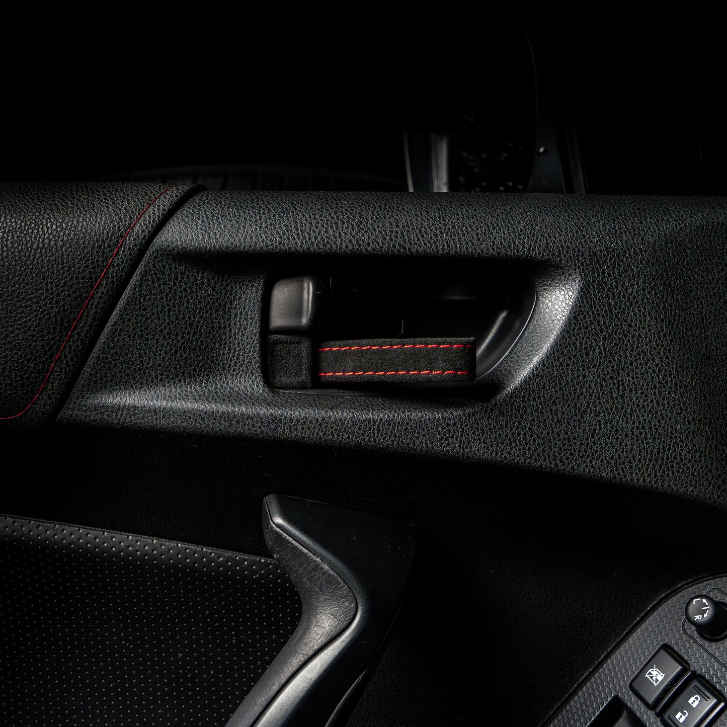 Billetworkz Alcantara Door Pull Strap Kit - Fits Subaru WRX/STI (2002–2007)